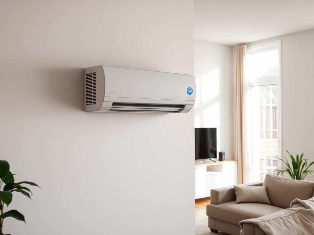 Nettoyage d’un climatiseur mural résidentiel dans le Grand Montréal