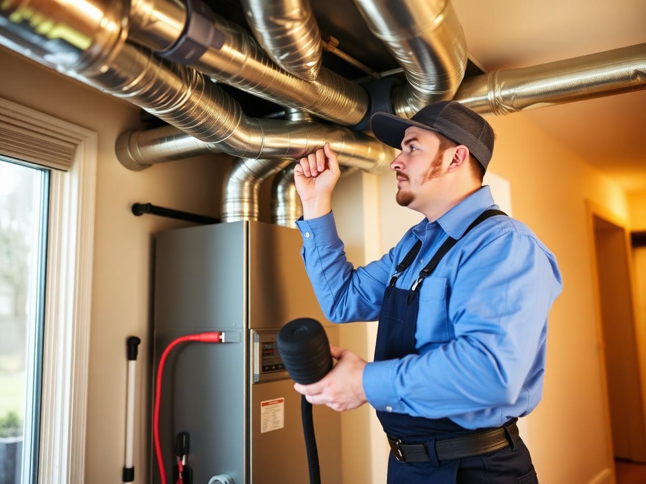 Nettoyage professionnel des conduits de fournaise dans une résidence du Grand Montréal